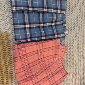 plaid skirts